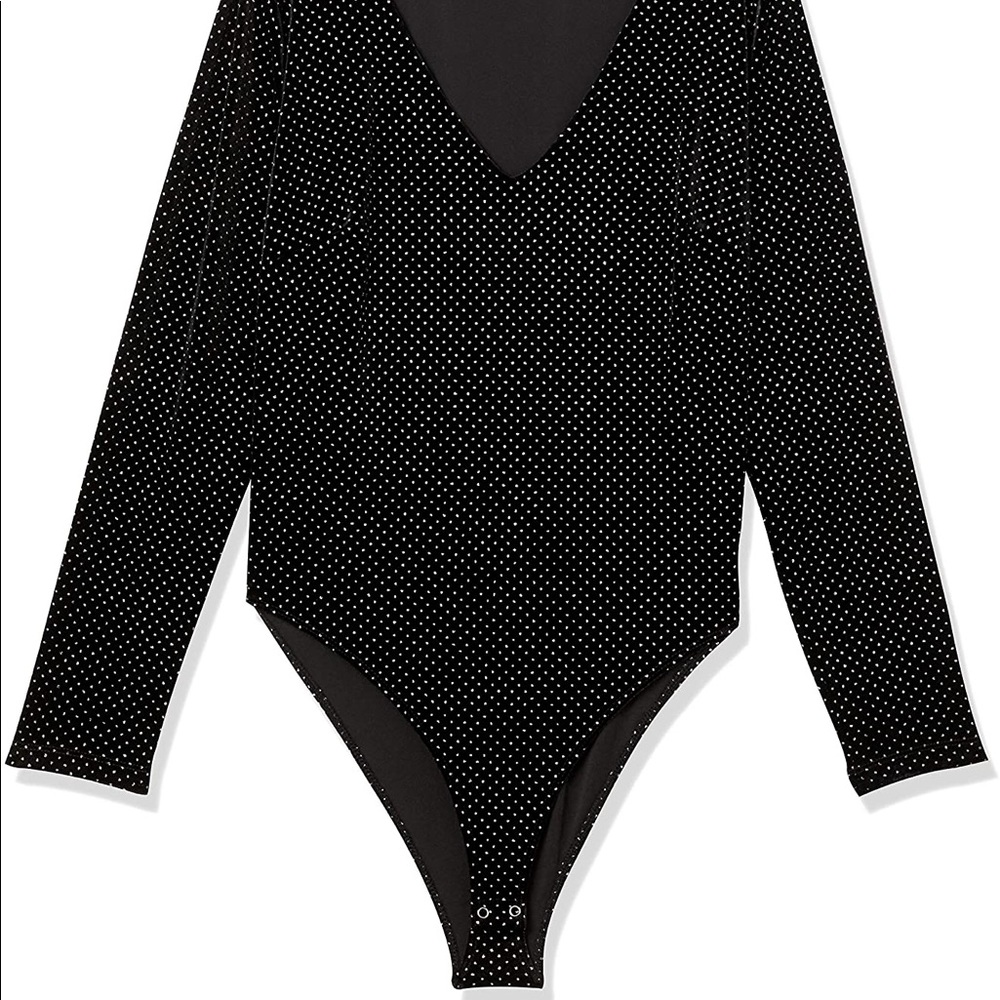 Glitter Clip Dot Bodysuit (PLUS SIZE!!)